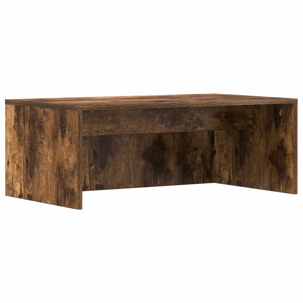 Produktbild för Väggmonterat skrivbord Rökt ek 80 x 45 x 30 cm Konstruerat trä