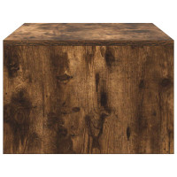Produktbild för Väggmonterat skrivbord Rökt ek 80 x 45 x 30 cm Konstruerat trä