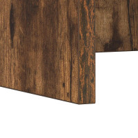 Produktbild för Väggmonterat skrivbord Rökt ek 80 x 45 x 30 cm Konstruerat trä