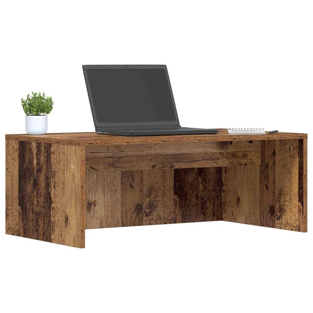 Produktbild för Väggmonterat skrivbord Väggmonterad Gammalt trä 80 x 45 x 30 cm