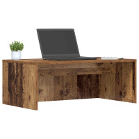 Produktbild för Väggmonterat skrivbord Väggmonterad Gammalt trä 80 x 45 x 30 cm