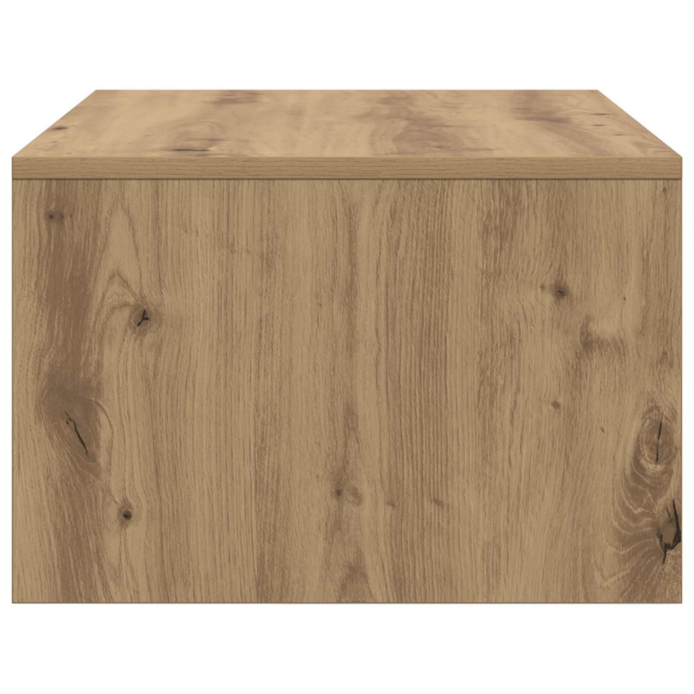 Produktbild för Väggmonterat skrivbord Väggmonterad Artisan Ek 80 x 45 x 30 cm
