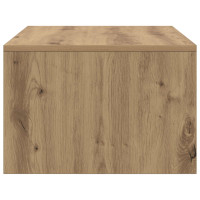 Produktbild för Väggmonterat skrivbord Väggmonterad Artisan Ek 80 x 45 x 30 cm