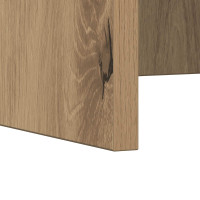 Produktbild för Väggmonterat skrivbord Väggmonterad Artisan Ek 80 x 45 x 30 cm