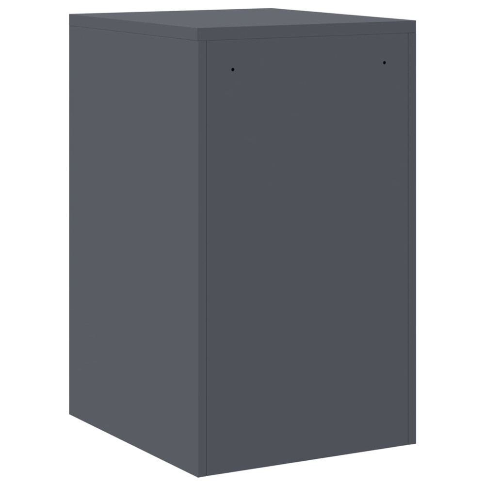 Produktbild för Arkivkåp med låda Antracit 44 x 50 x 74,5 cm Kallvalsat Stål