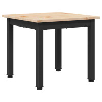 Produktbild för Kaffeebord Naturfärg 40 x 40 x 36 cm Massiv furu