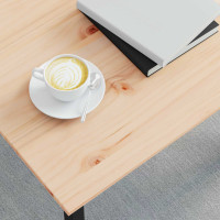 Produktbild för Kaffeebord Naturfärg 40 x 40 x 36 cm Massiv furu