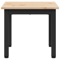 Produktbild för Kaffeebord Naturfärg 40 x 40 x 36 cm Massiv furu