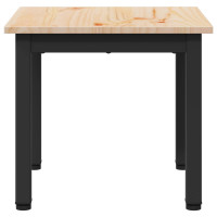 Produktbild för Kaffeebord Naturfärg 40 x 40 x 36 cm Massiv furu