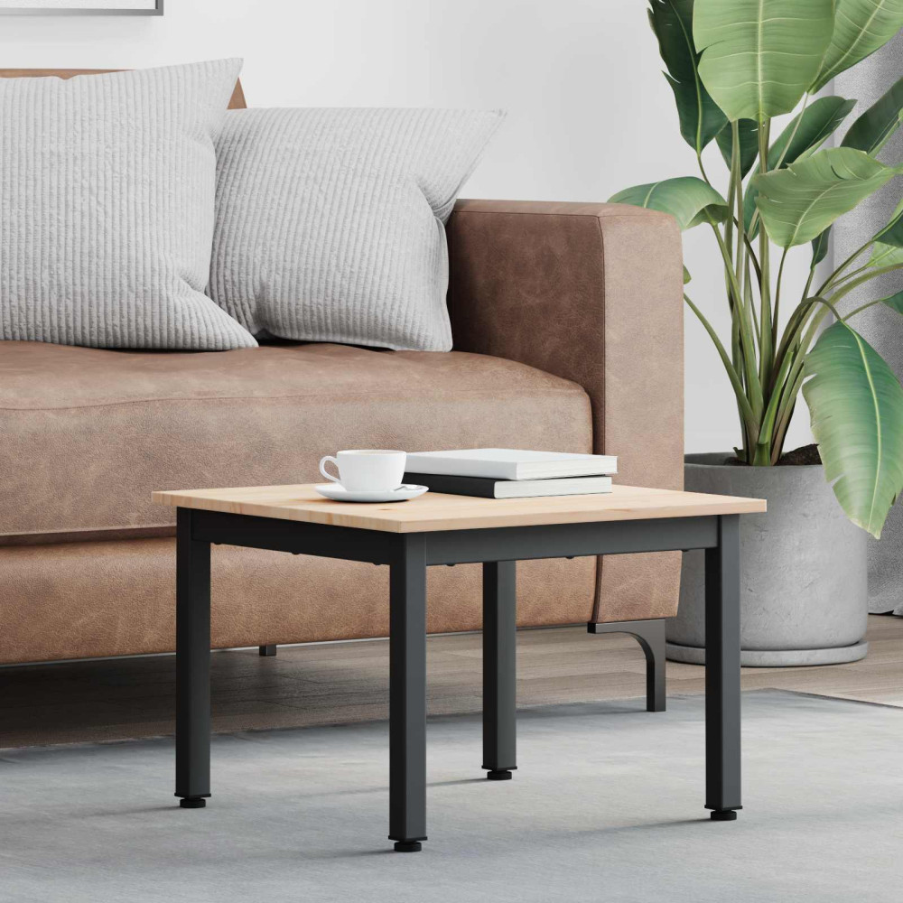 Produktbild för Kaffeebord Naturfärg 50 x 50 x 36 cm Massiv furu