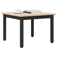 Produktbild för Kaffeebord Naturfärg 50 x 50 x 36 cm Massiv furu