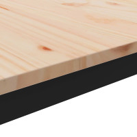 Produktbild för Kaffeebord Naturfärg 50 x 50 x 36 cm Massiv furu