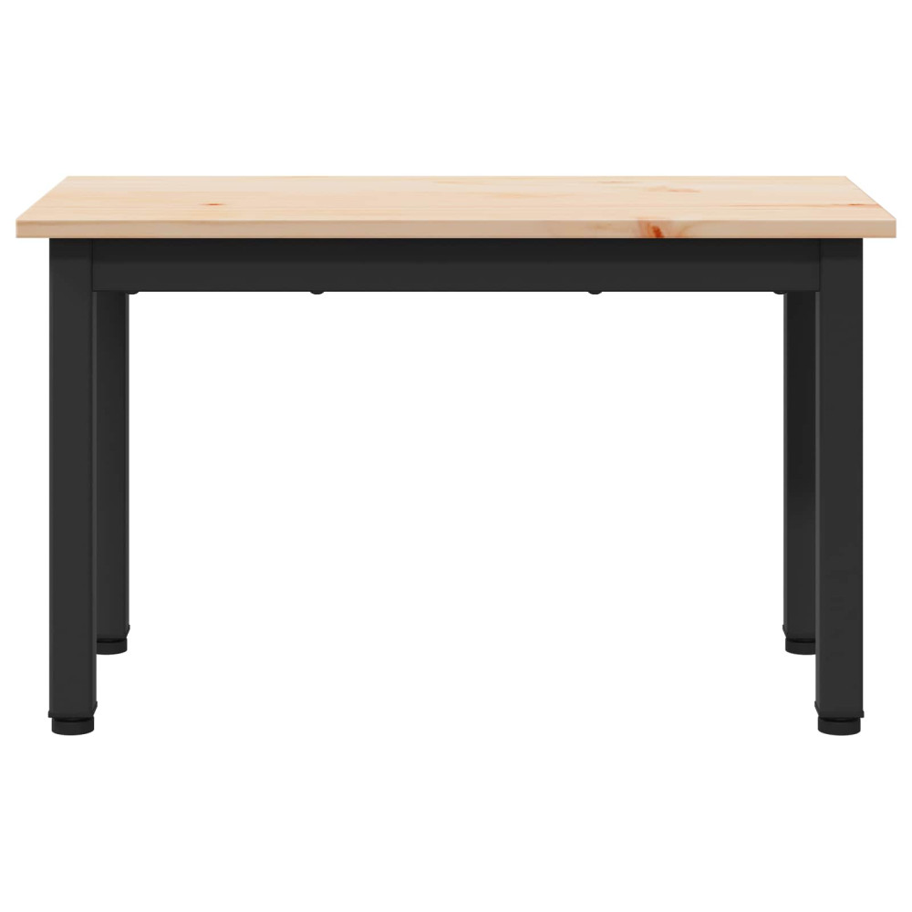 Produktbild för Kaffeebord Naturfärg 60 x 30 x 36 cm Massiv furu