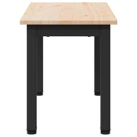 Produktbild för Kaffeebord Naturfärg 60 x 30 x 36 cm Massiv furu