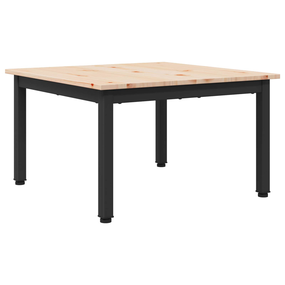 Produktbild för Kaffeebord Naturfärg 60 x 60 x 36 cm Massiv furu