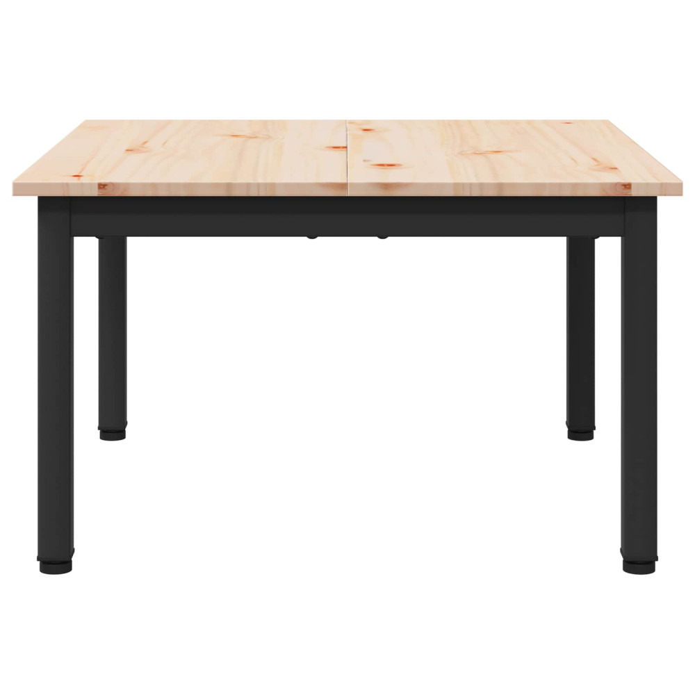 Produktbild för Kaffeebord Naturfärg 60 x 60 x 36 cm Massiv furu