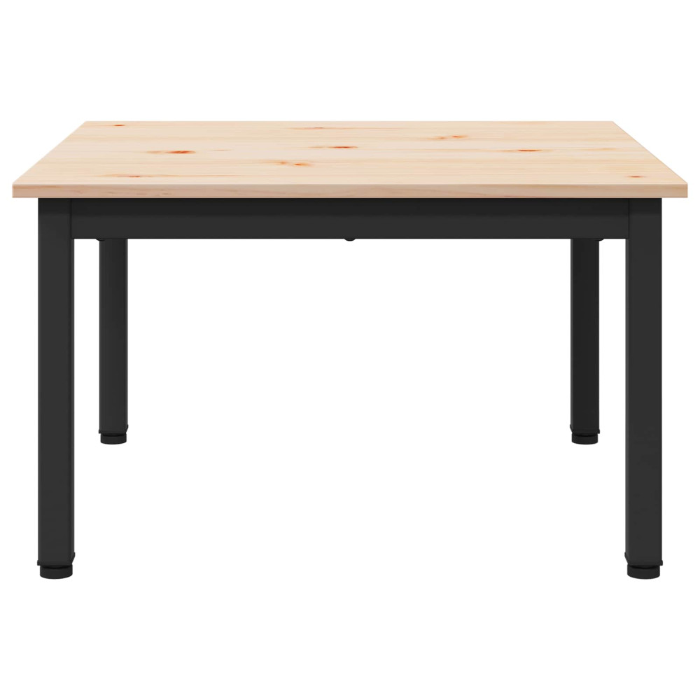 Produktbild för Kaffeebord Naturfärg 60 x 60 x 36 cm Massiv furu