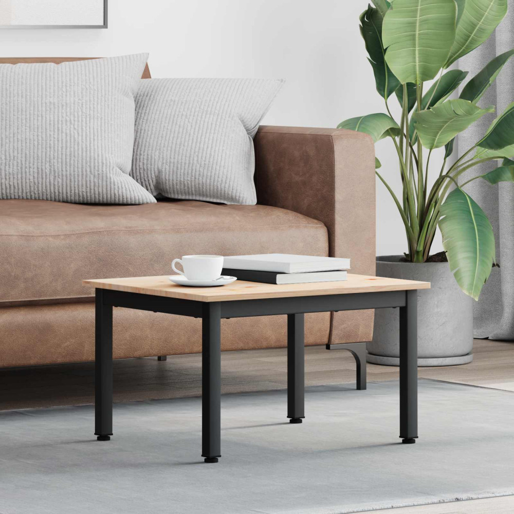 Produktbild för Kaffeebord Naturfärg 60 x 50 x 36 cm Massiv furu