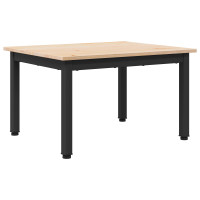 Produktbild för Kaffeebord Naturfärg 60 x 50 x 36 cm Massiv furu