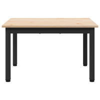 Produktbild för Kaffeebord Naturfärg 60 x 50 x 36 cm Massiv furu