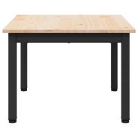 Produktbild för Kaffeebord Naturfärg 60 x 50 x 36 cm Massiv furu