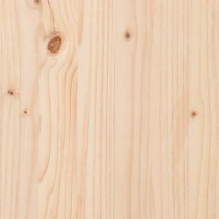 Produktbild för Kaffeebord Naturfärg 80 x 80 x 45 cm Massiv furu