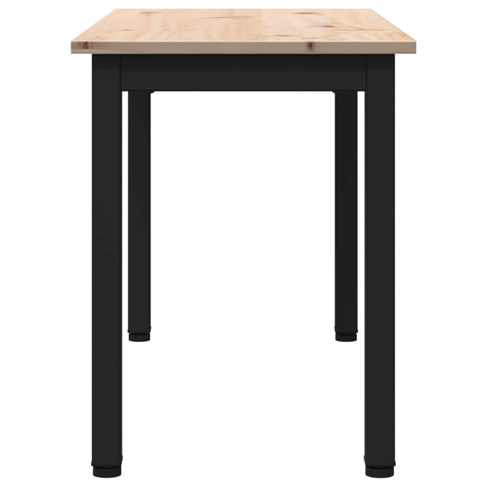 Produktbild för bänk Naturfärg 80 x 35 x 45 cm Massiv furu