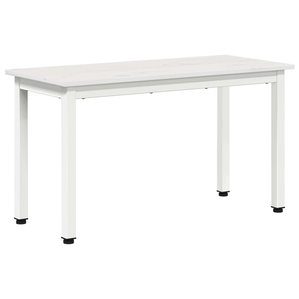 Produktbild för bänk Vit 80 x 35 x 45 cm Massiv furu
