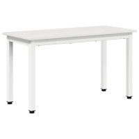 Produktbild för bänk Vit 80 x 35 x 45 cm Massiv furu