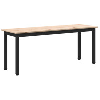 Produktbild för bänk Naturfärg 110 x 35 x 45 cm Massiv furu