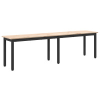 Produktbild för bänk Naturfärg 160 x 35 x 45 cm Massiv furu