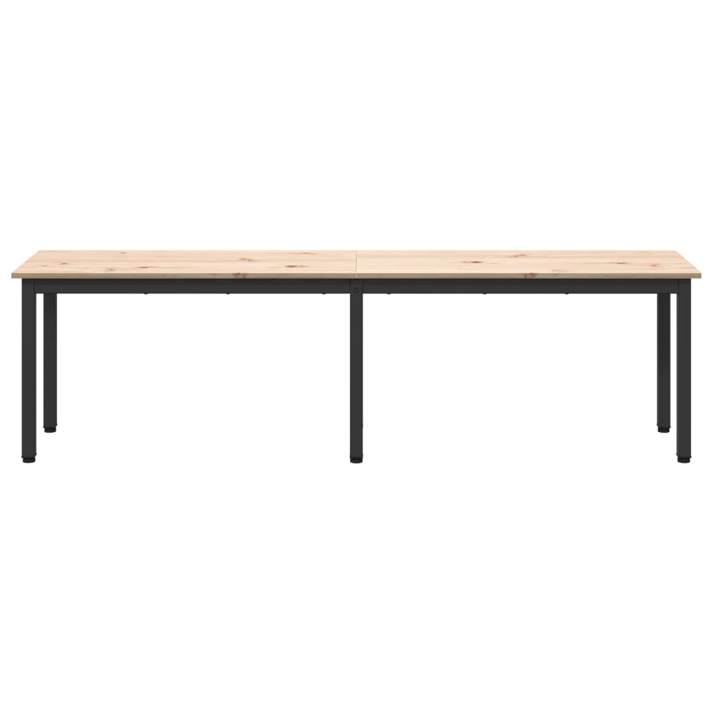 Produktbild för bänk Naturfärg 160 x 35 x 45 cm Massiv furu