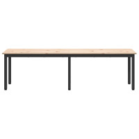 Produktbild för bänk Naturfärg 160 x 35 x 45 cm Massiv furu