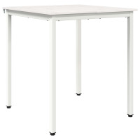 Produktbild för Matbord Vit 70 x 70 x 75 cm Massiv furu
