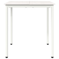 Produktbild för Matbord Vit 70 x 70 x 75 cm Massiv furu