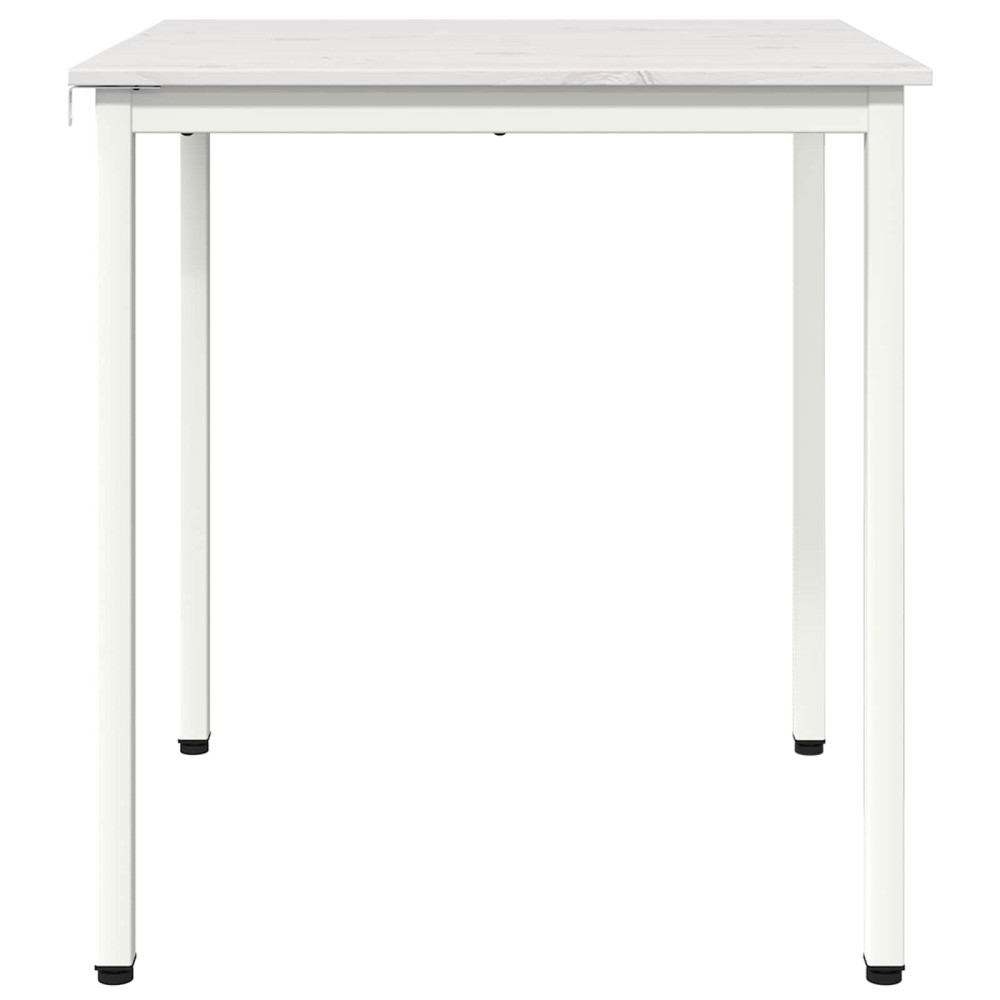 Produktbild för Matbord Vit 70 x 70 x 75 cm Massiv furu