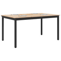 Produktbild för Matbord Naturfärg 140 x 80 x 75 cm Massiv furu