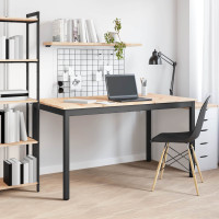 Produktbild för Matbord Naturfärg 140 x 80 x 75 cm Massiv furu