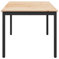 Produktbild för Matbord Naturfärg 140 x 80 x 75 cm Massiv furu
