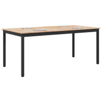 Produktbild för Matbord Naturfärg 180 x 90 x 75 cm Massiv furu