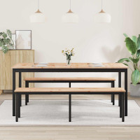Produktbild för Matbord Naturfärg 180 x 90 x 75 cm Massiv furu