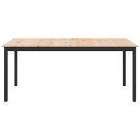 Produktbild för Matbord Naturfärg 180 x 90 x 75 cm Massiv furu