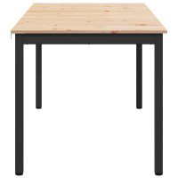 Produktbild för Matbord Naturfärg 180 x 90 x 75 cm Massiv furu