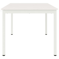 Produktbild för Matbord Vit 180 x 90 x 75 cm Massiv furu