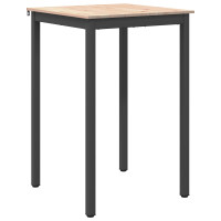 Produktbild för Barbord Naturfärg 70 x 70 x 105 cm Massiv furu