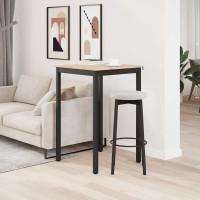 Produktbild för Barbord Naturfärg 70 x 70 x 105 cm Massiv furu