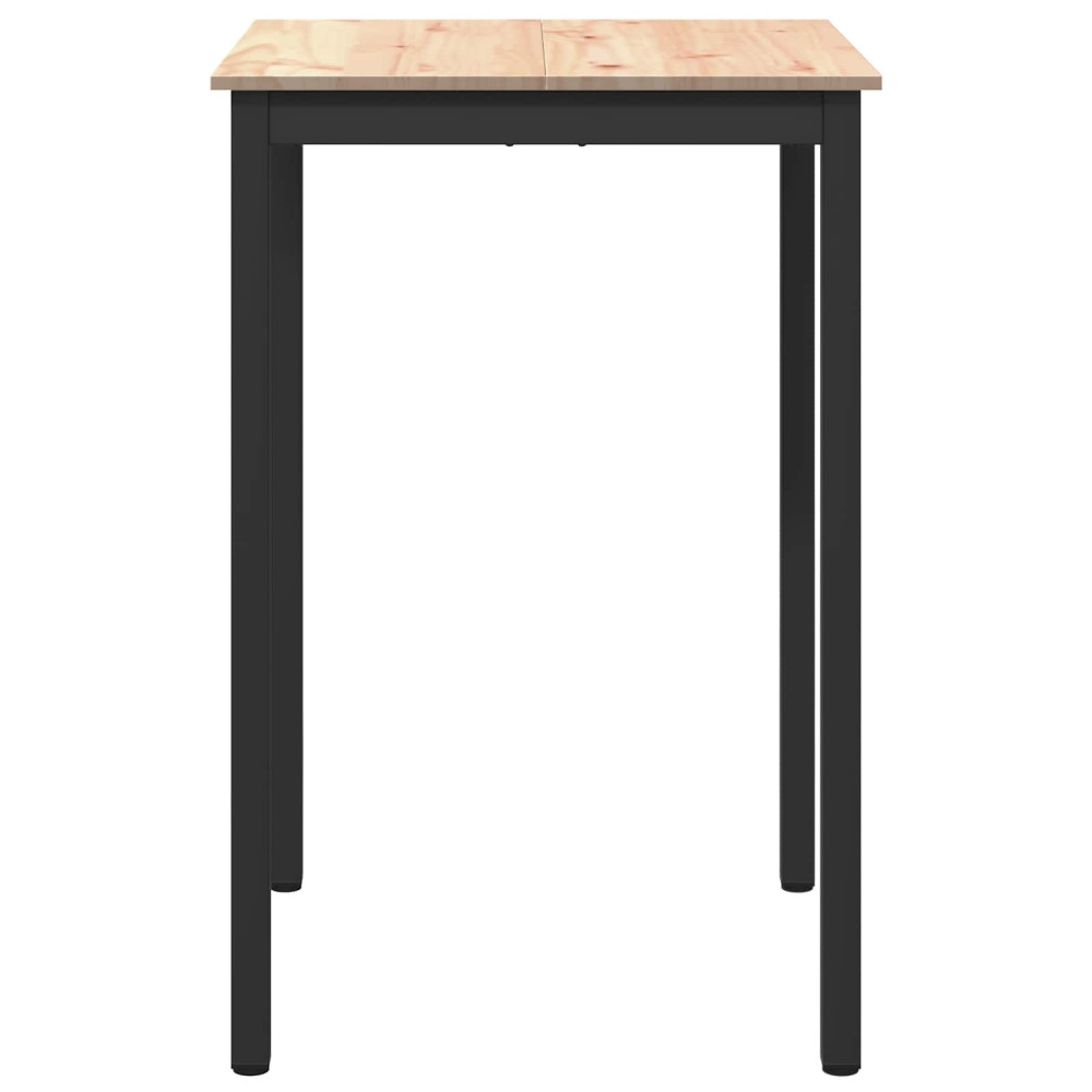 Produktbild för Barbord Naturfärg 70 x 70 x 105 cm Massiv furu