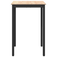 Produktbild för Barbord Naturfärg 70 x 70 x 105 cm Massiv furu