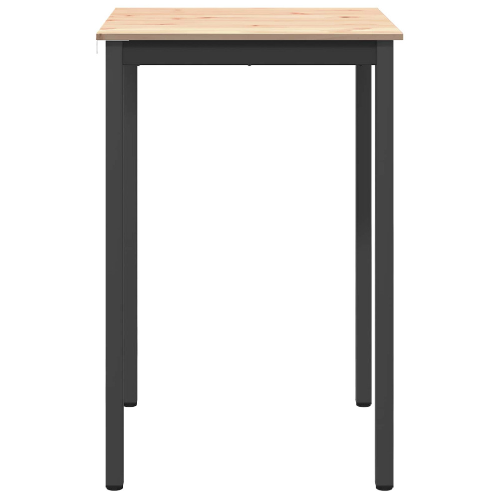 Produktbild för Barbord Naturfärg 70 x 70 x 105 cm Massiv furu
