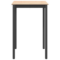 Produktbild för Barbord Naturfärg 70 x 70 x 105 cm Massiv furu